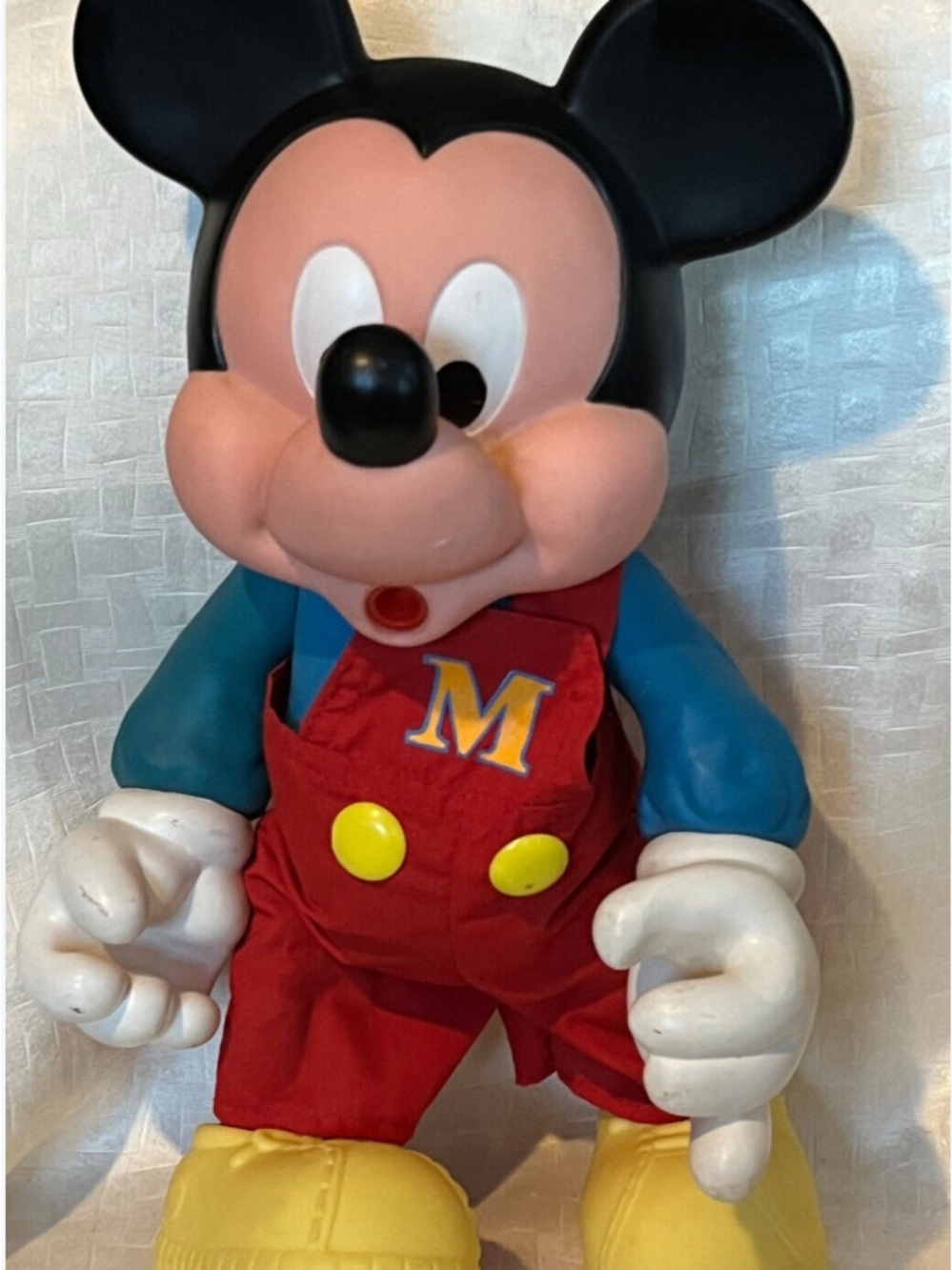 Vintage 1980’s Disney  Mickey Mouse Red Overalls